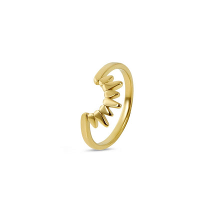 Sunrise Ring 18k Gold Plated