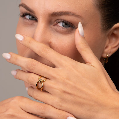 Tenderness Ring 18k Gold Plated