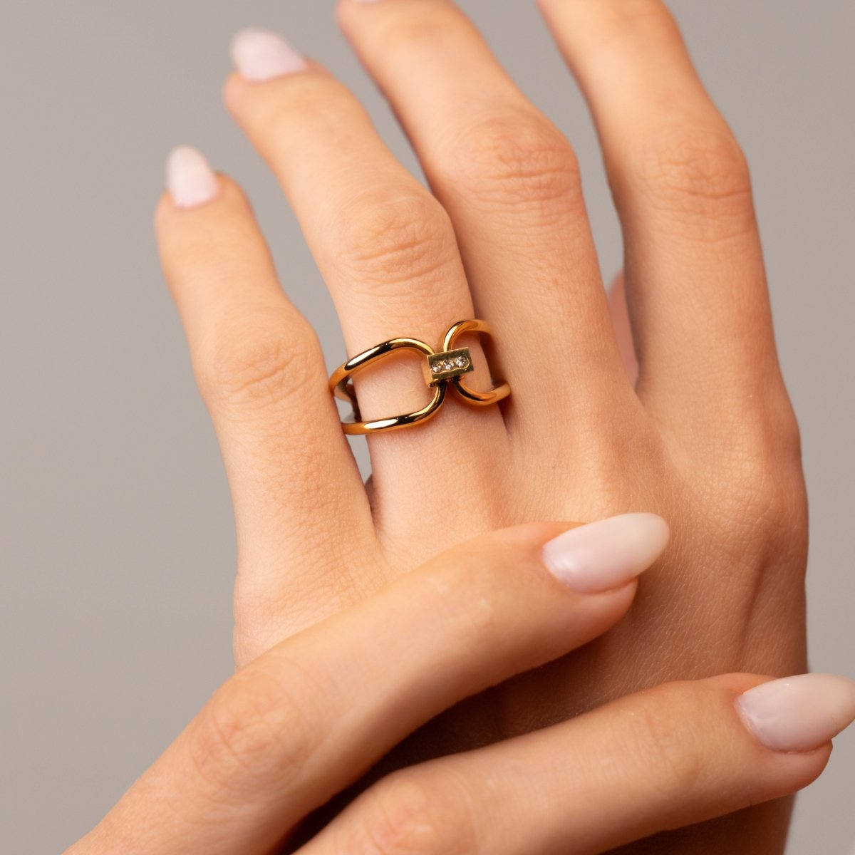 Tenderness Ring 18k Gold Plated