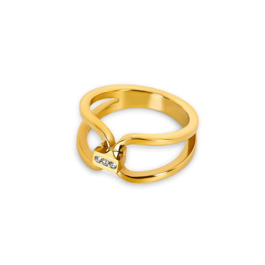 Tenderness Ring 18k Gold Plated