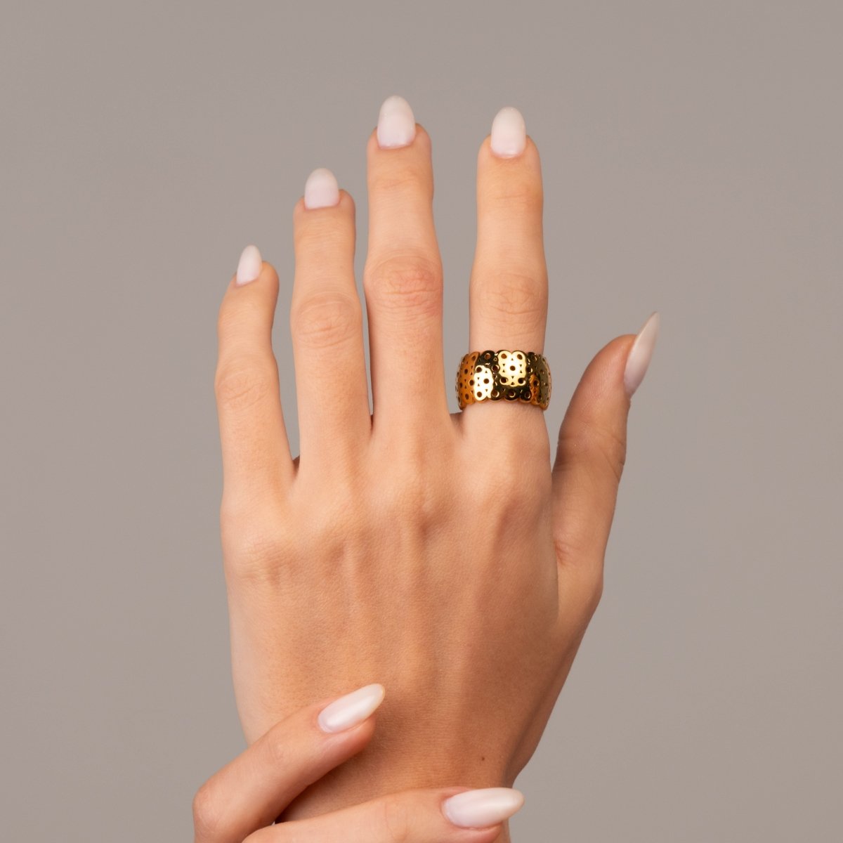 Valenciana 18k Gold Plated Ring