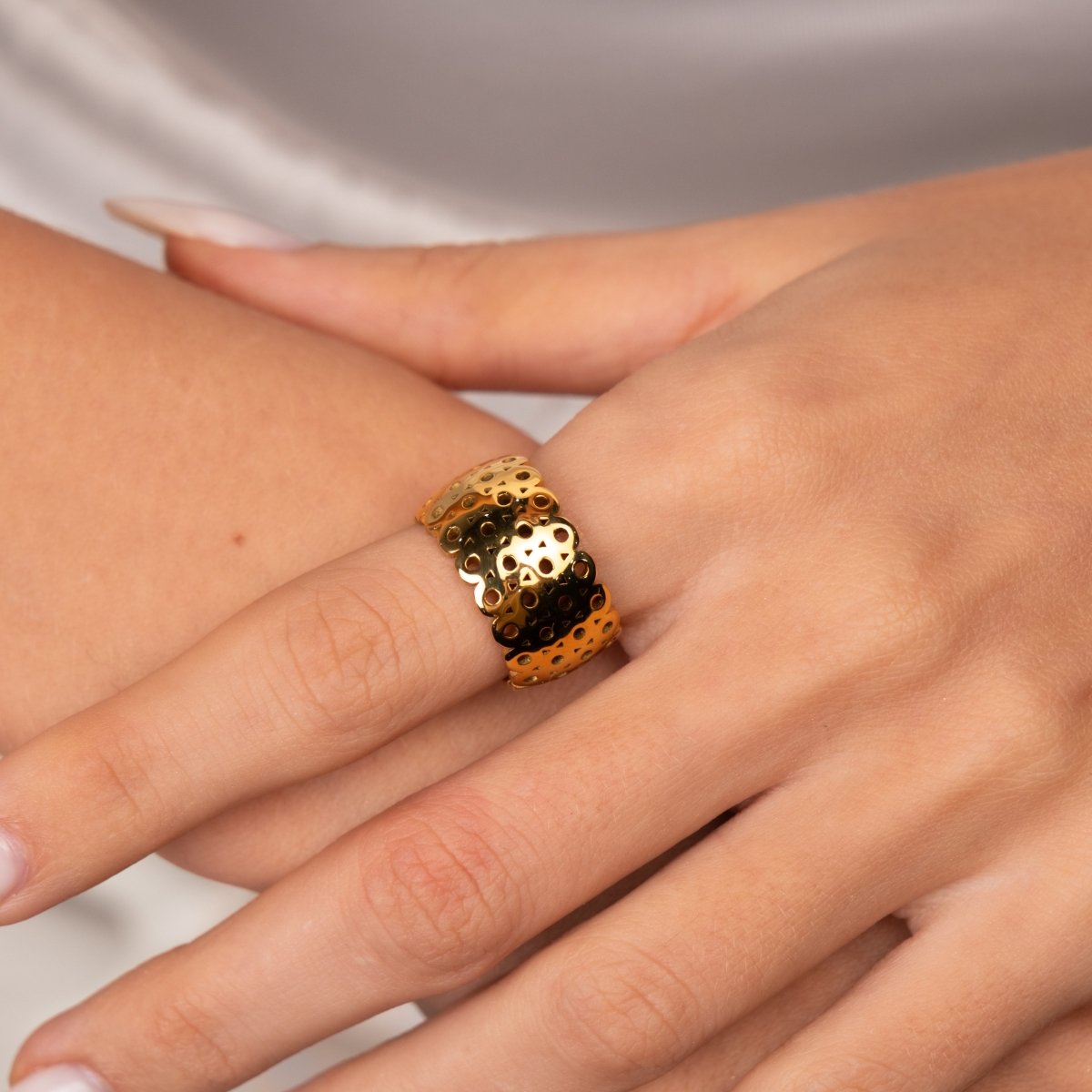 Valenciana 18k Gold Plated Ring