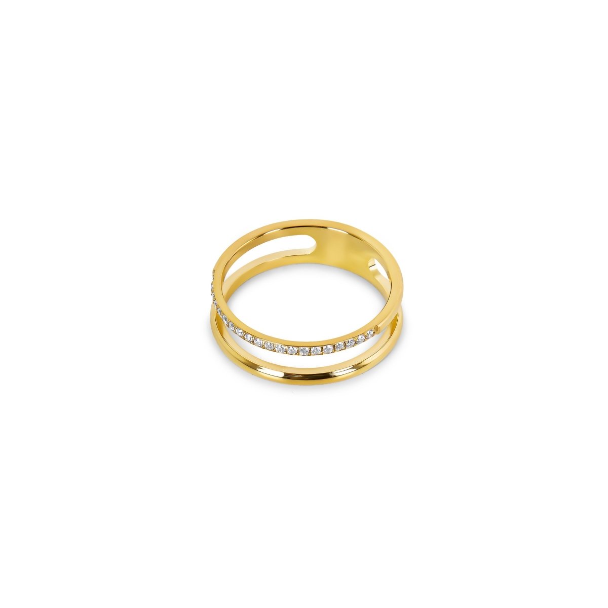 Vienne Double Ring - 18k Gold Plated