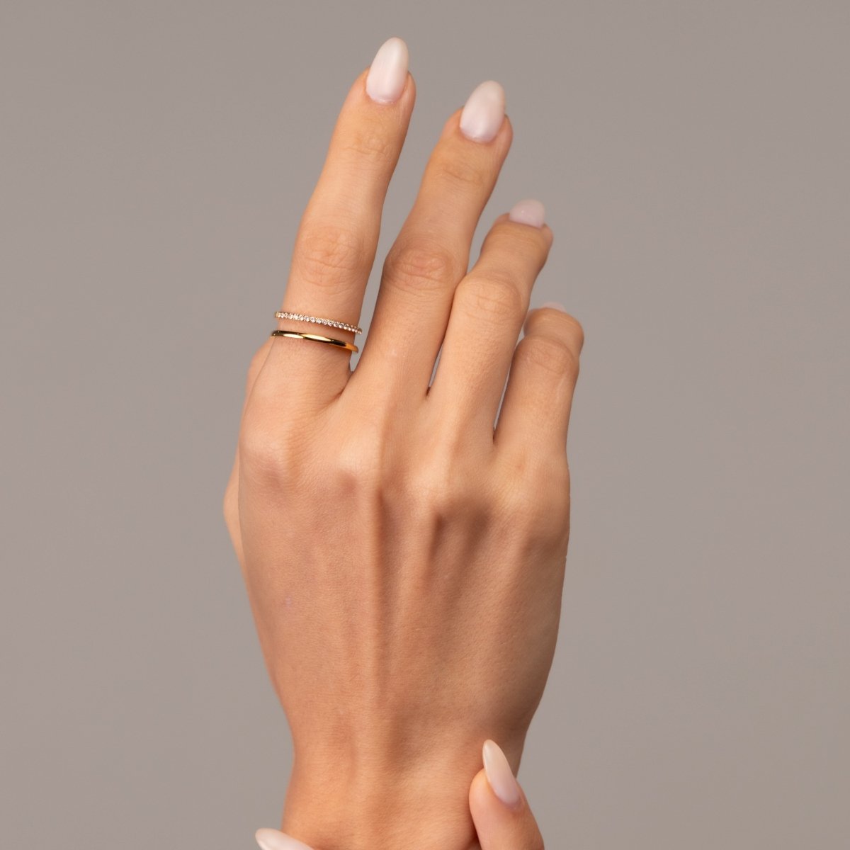 Vienne Double Ring - 18k Gold Plated
