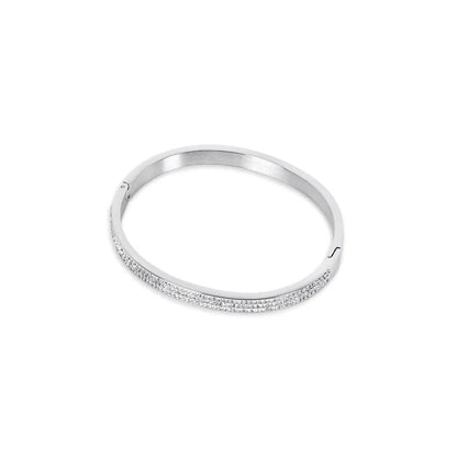 Luxe Bangle Bracelet - Silver