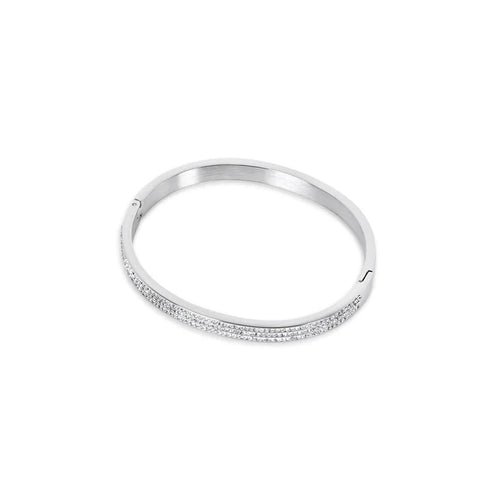 Luxe Bangle Bracelet - Silver