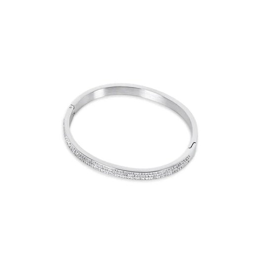 Luxe Bangle Bracelet - Silver