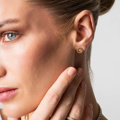 Twist Earrings - 18k Gold Plated