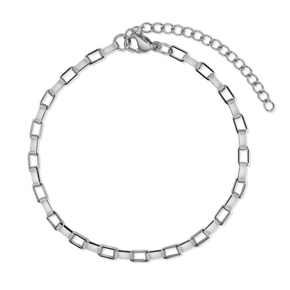 Elegance Bracelet Set & Knot Bangle - Silver