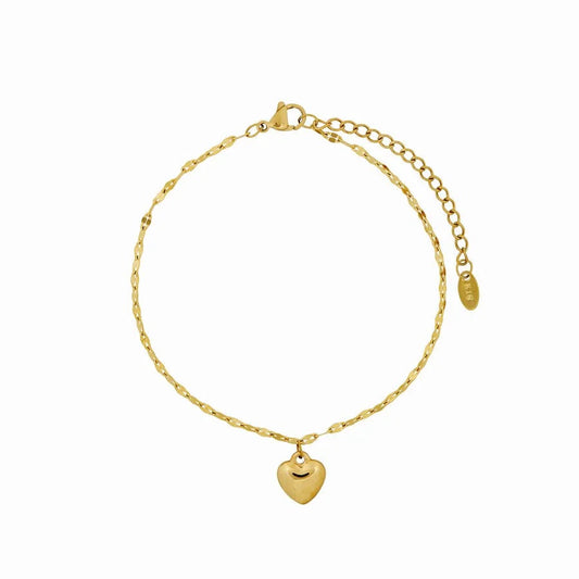 Love Anklet – 18k Gold Plated